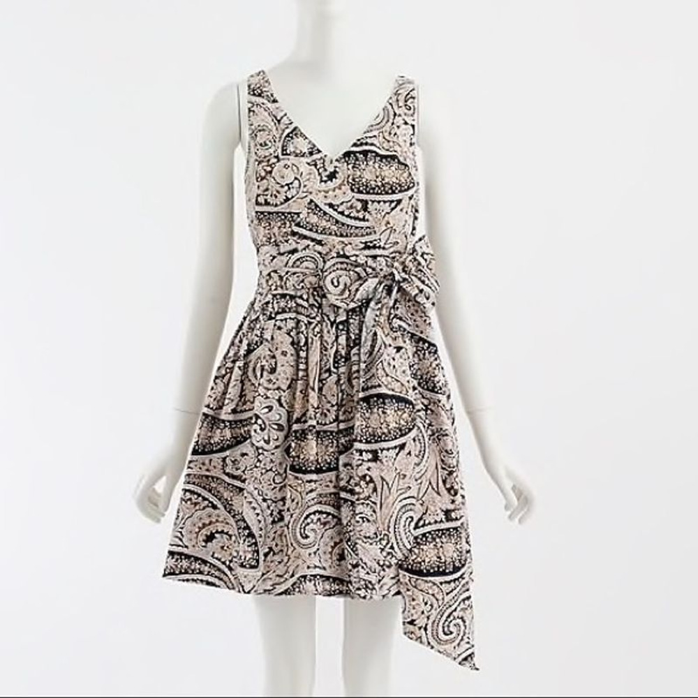 J. Crew Factory Paisley Cecelia Dress